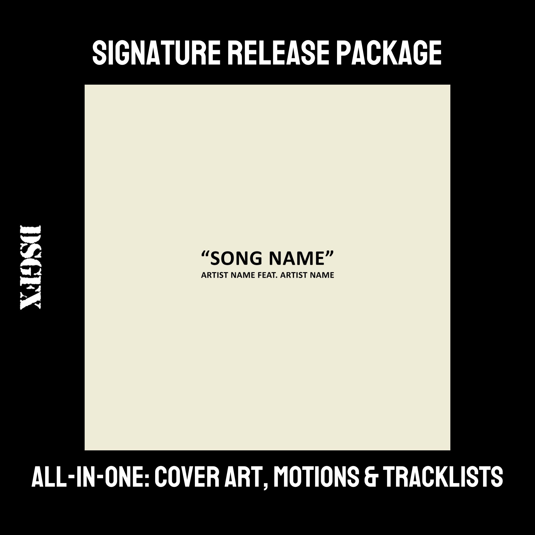 Custom Text Cover Art