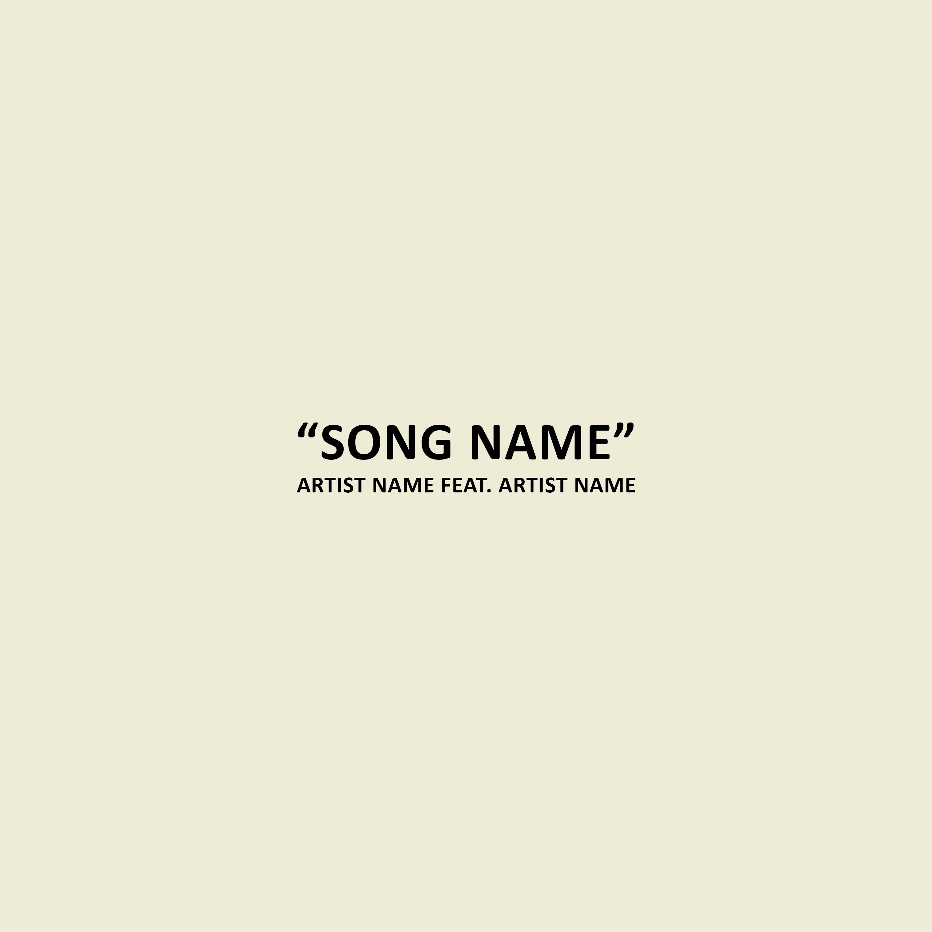 Custom Text Cover Art