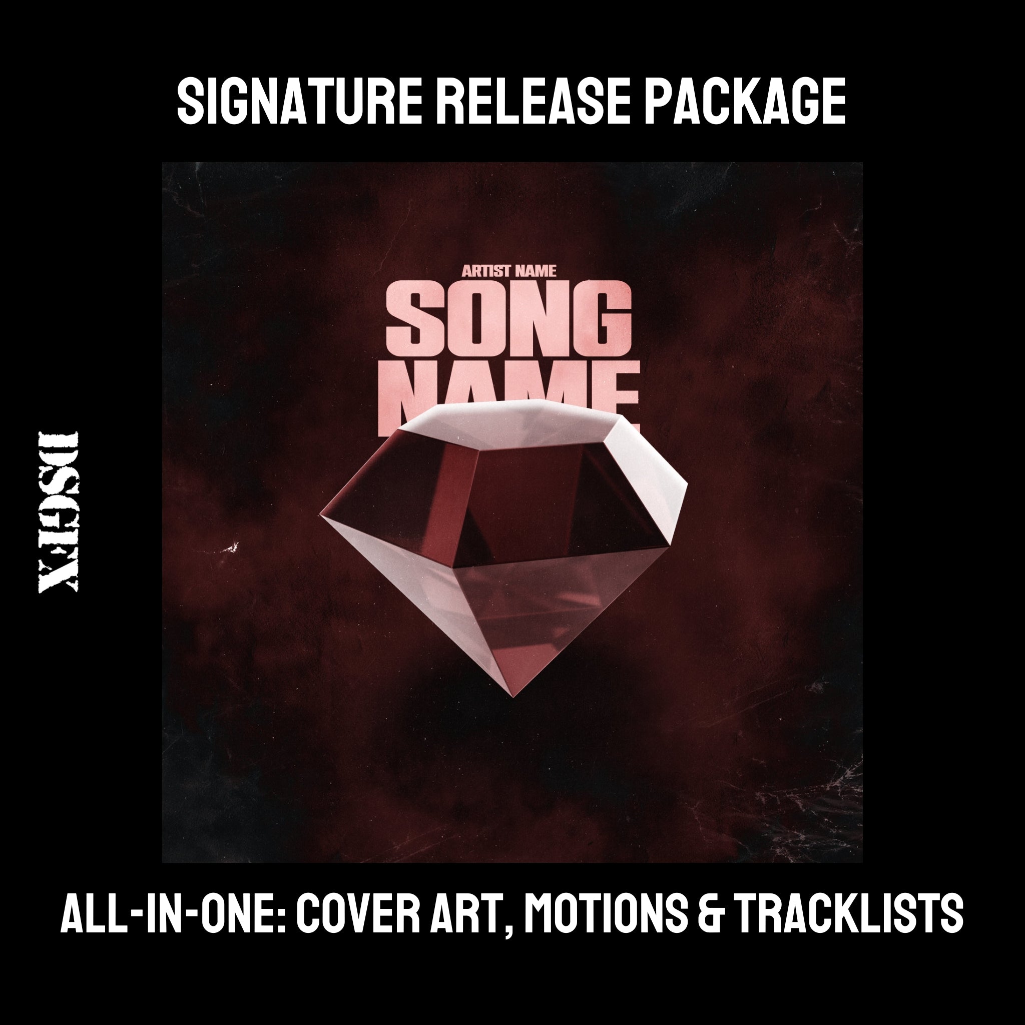 Single Red Diamond