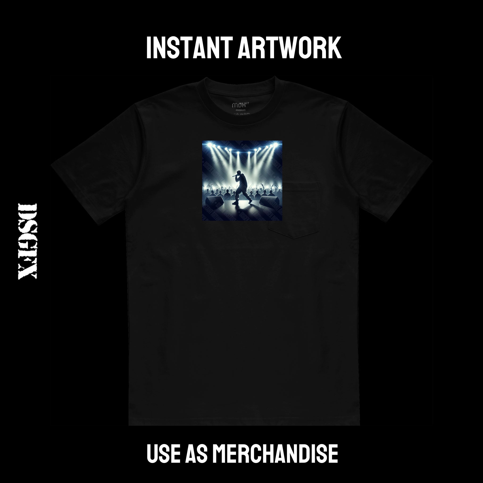 Energetic Concert Silhouette