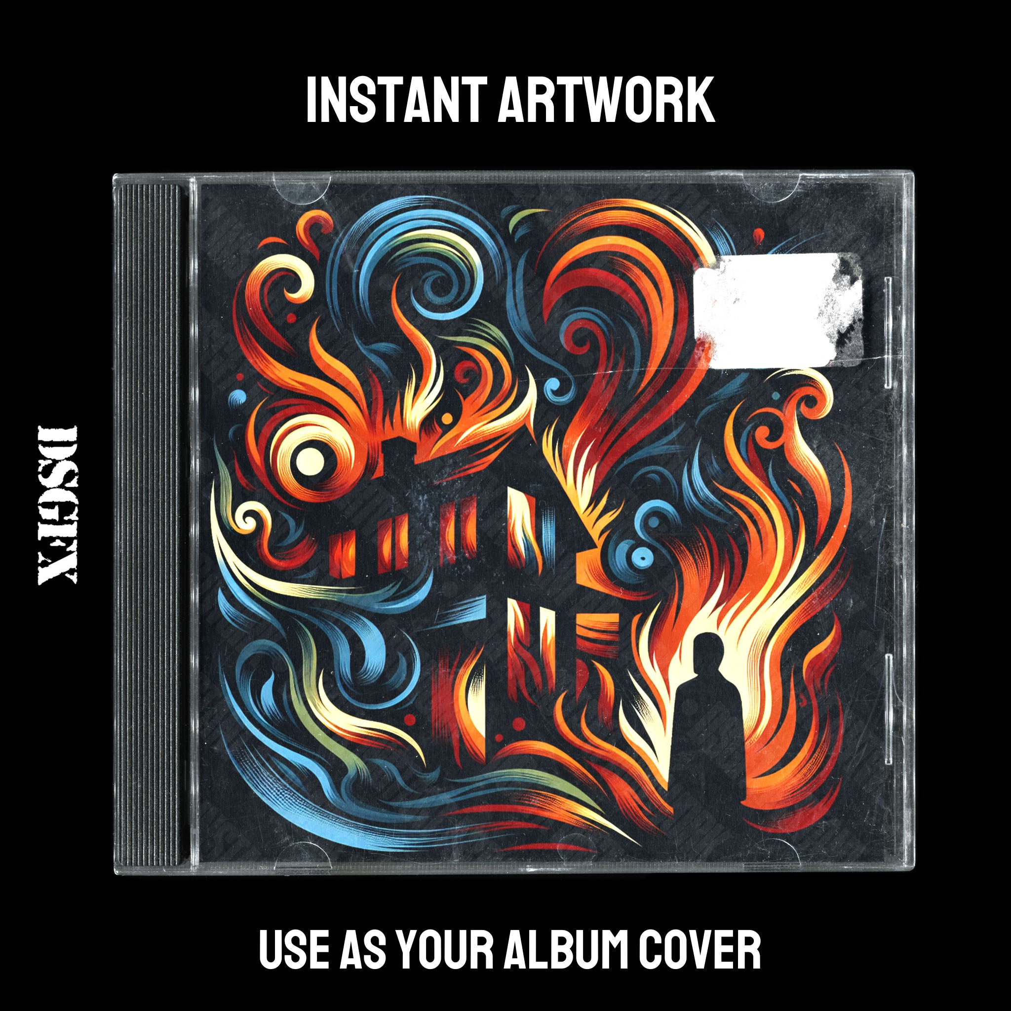 Abstract Melody Flames