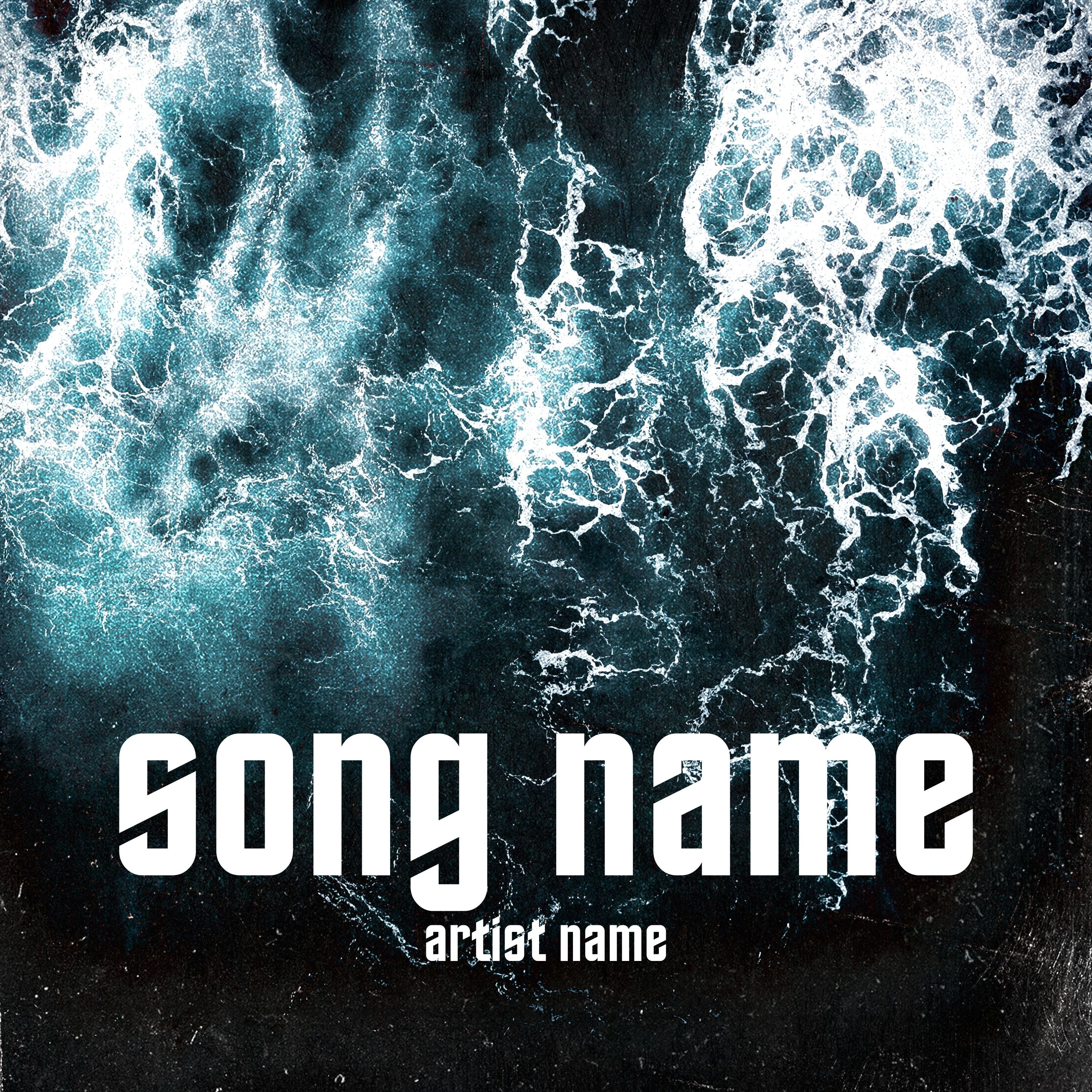 Ocean View - Canva Template - Music Album Art - Cover Art