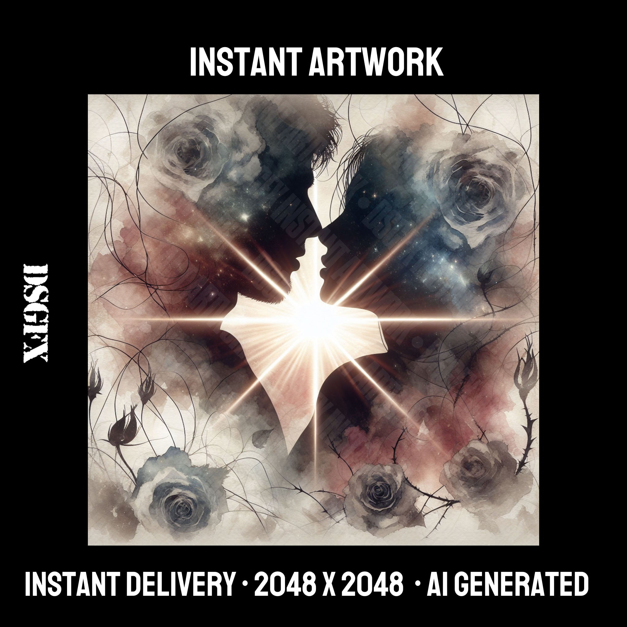 Cosmic Silhouette Harmony