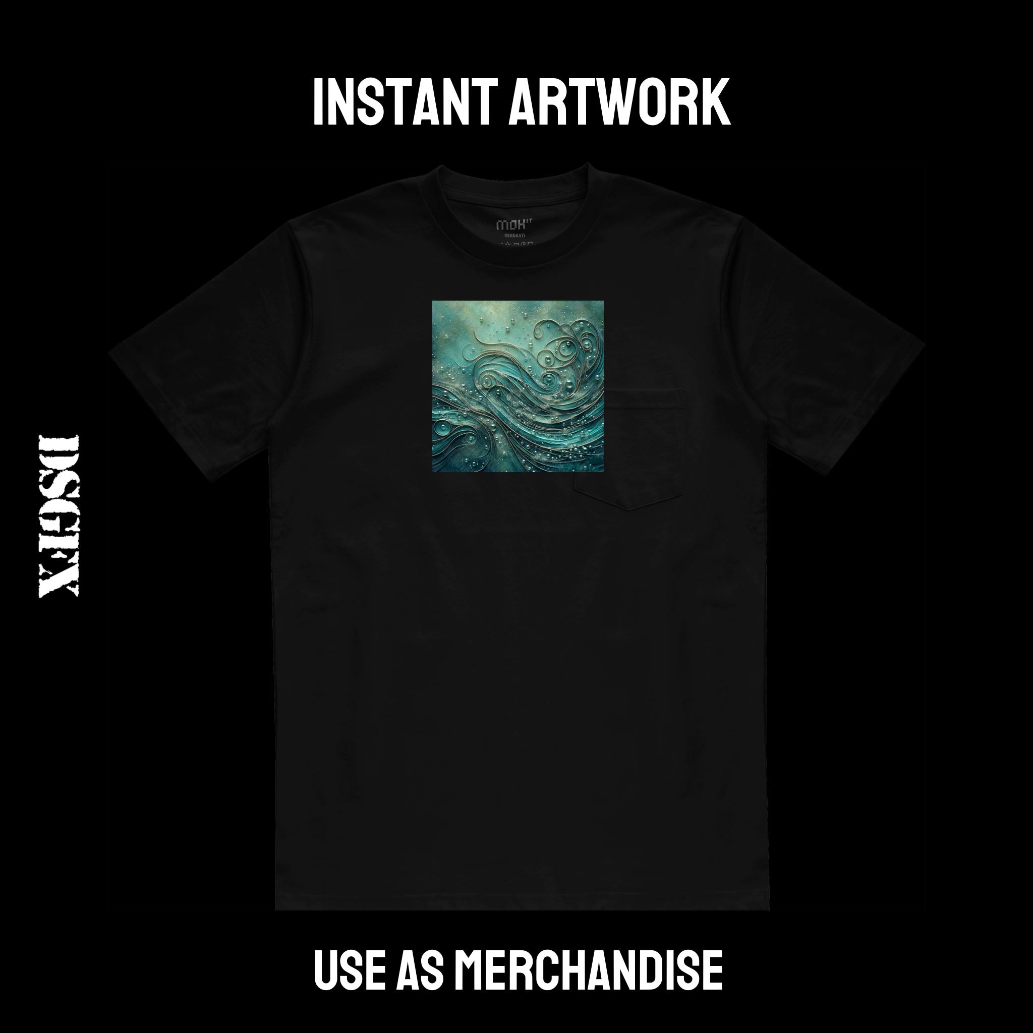 Ethereal Swirls and Droplets