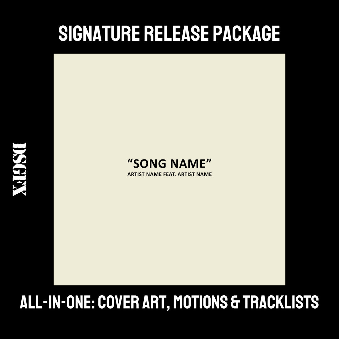 Custom Text Cover Art DontSleepGFX