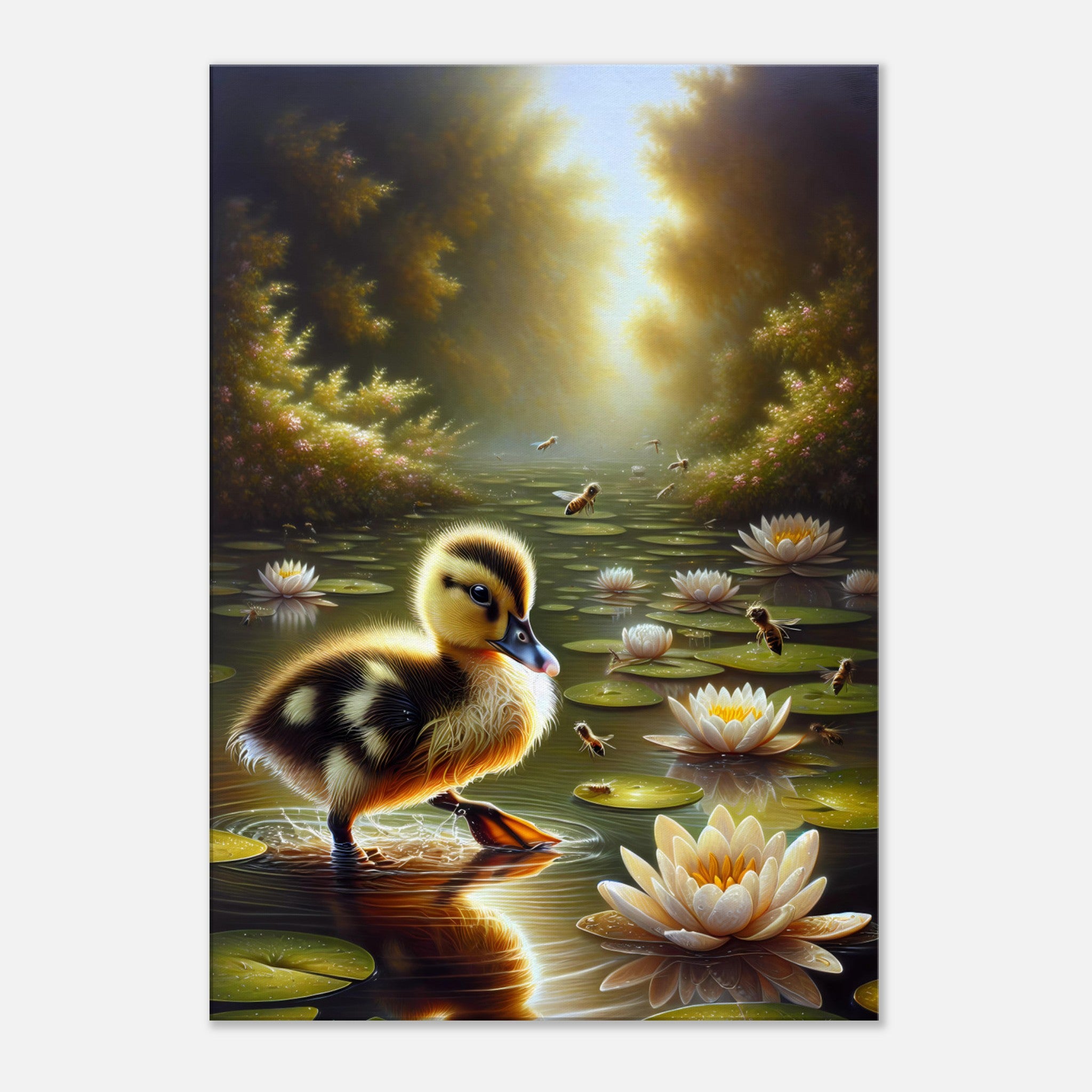 Duckling's First Steps - Canvas Art Print – DontSleepGFX