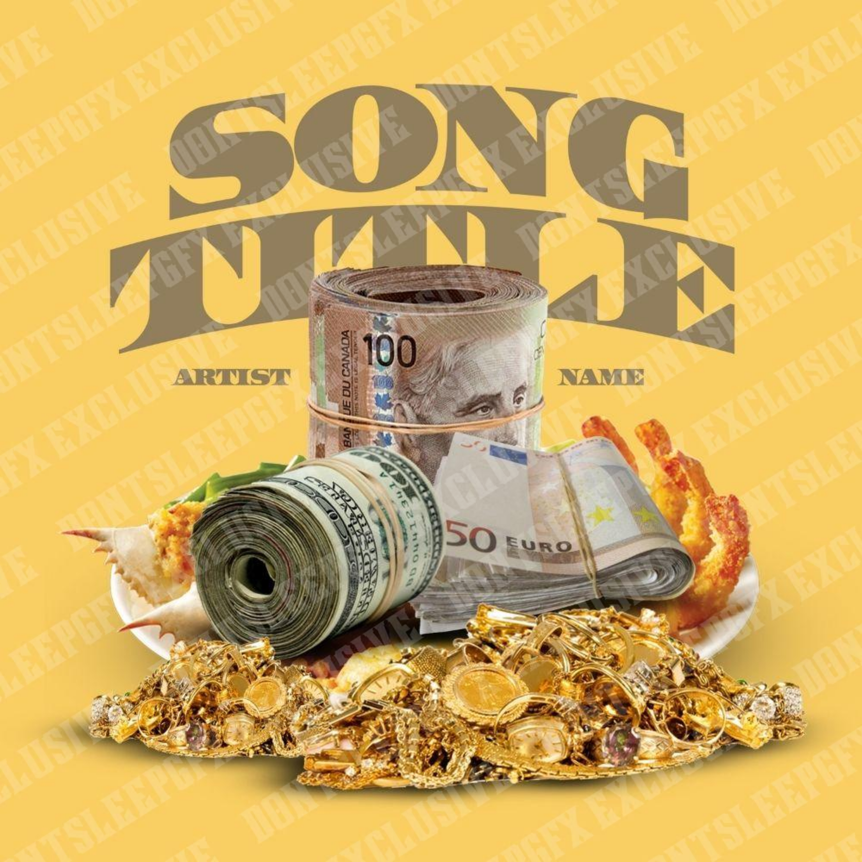 Money Food Plate (EXCLUSIVE COVER)