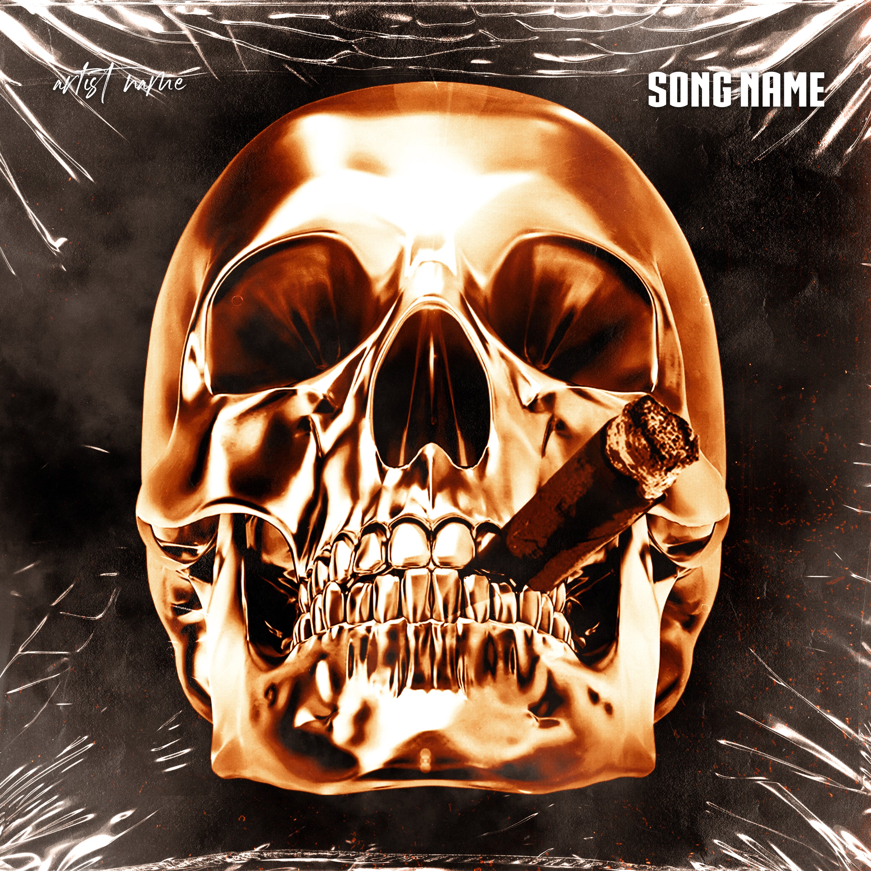Gold Mask Skull II