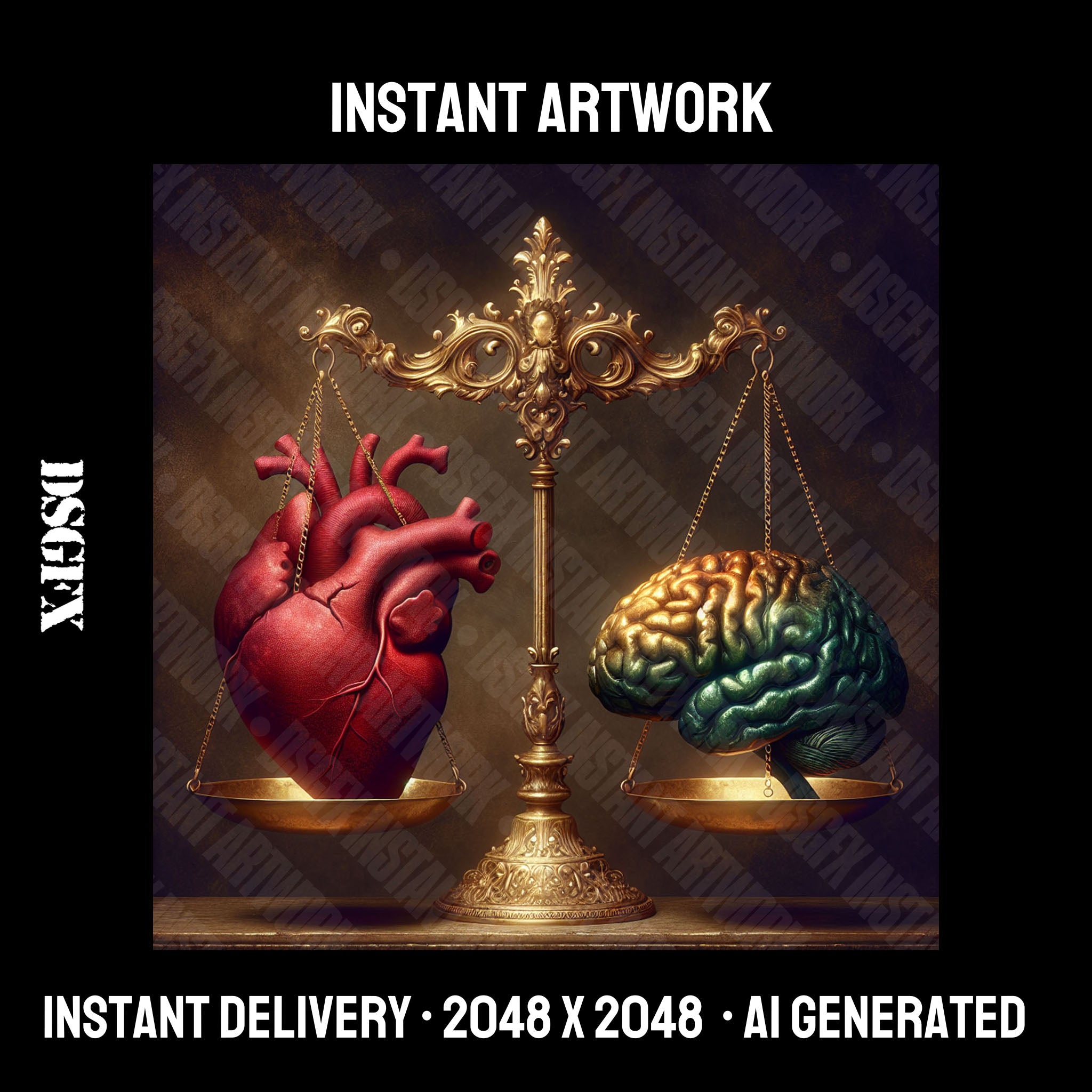 Heart and Brain Balance Artwork
