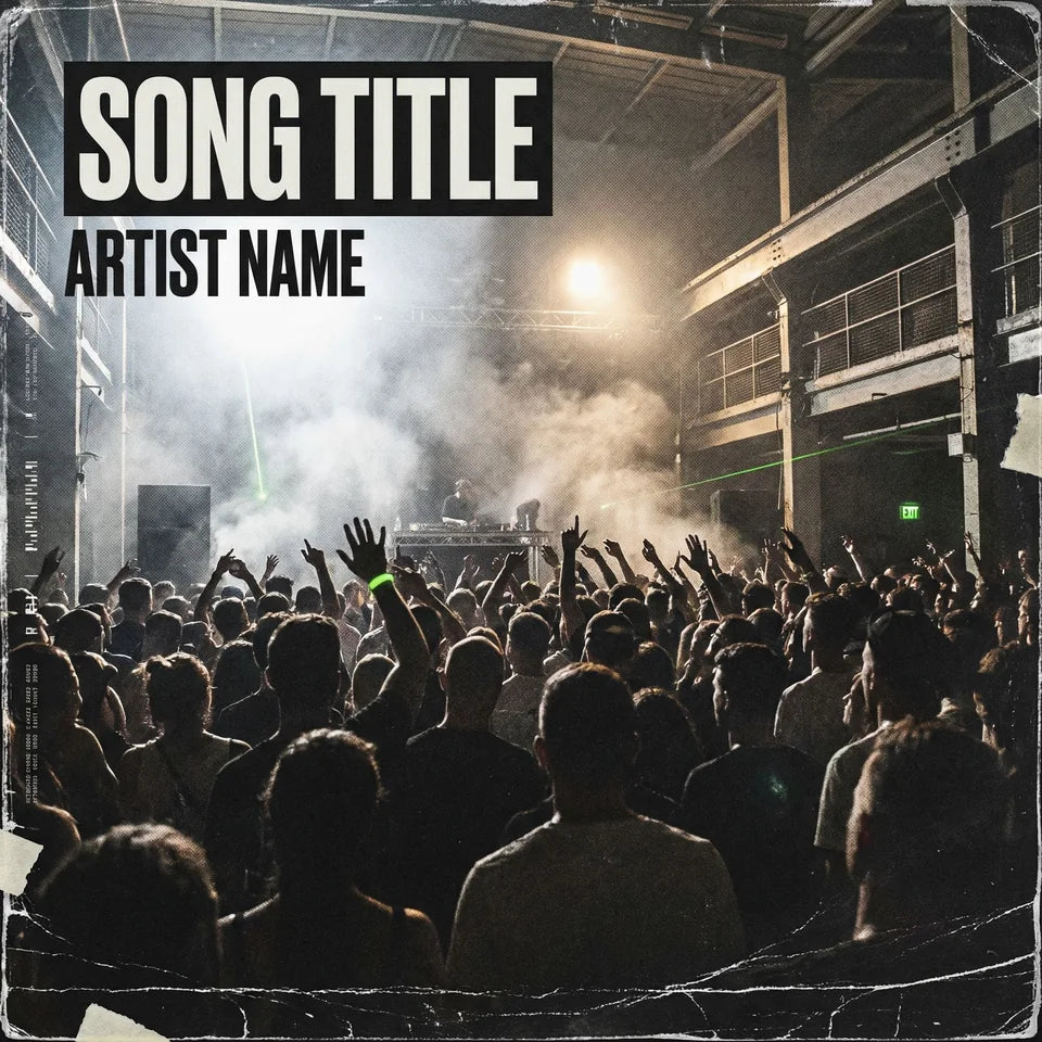 Concert cover before color and typography changes